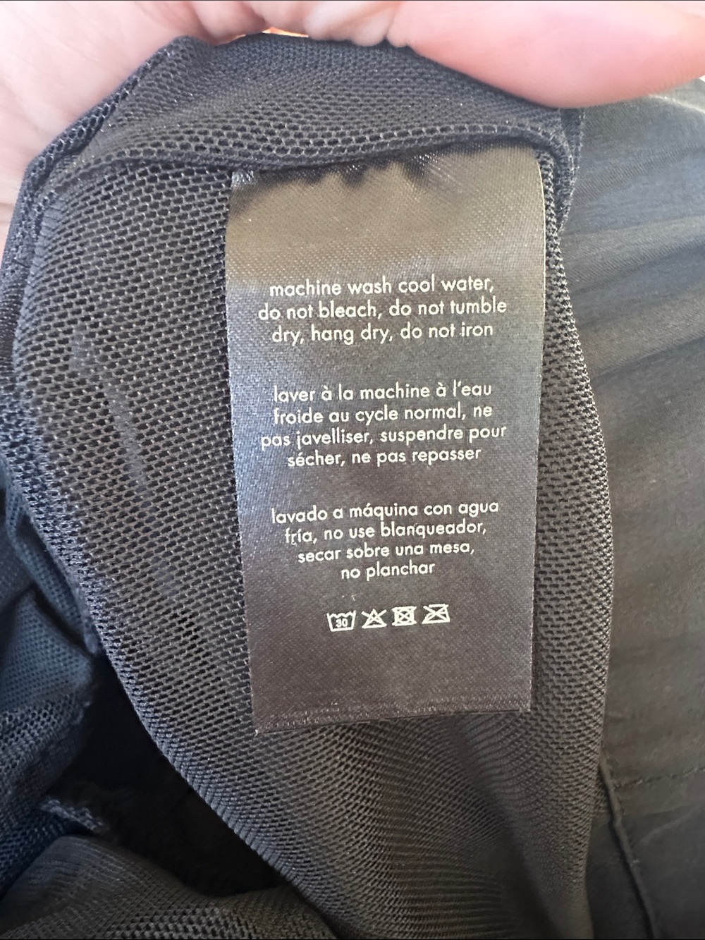NWT Onia Black Men's Swim Board Shorts Ethan 9 E with Zip Pocket - Picture 6 of 7